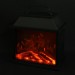 Декоративный фонарь "Камин" со светодиодной подсветкой и эффектом пламени, 30х17х29 см